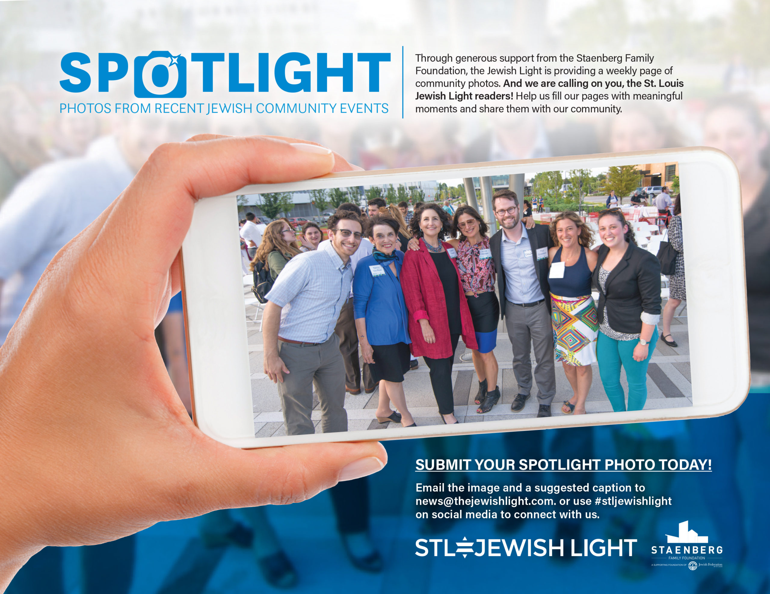 St. Louis Jewish Light - Advertising Design Jewish Light Spotlight Ad Portfolio Image - Designs by Martin Holloway