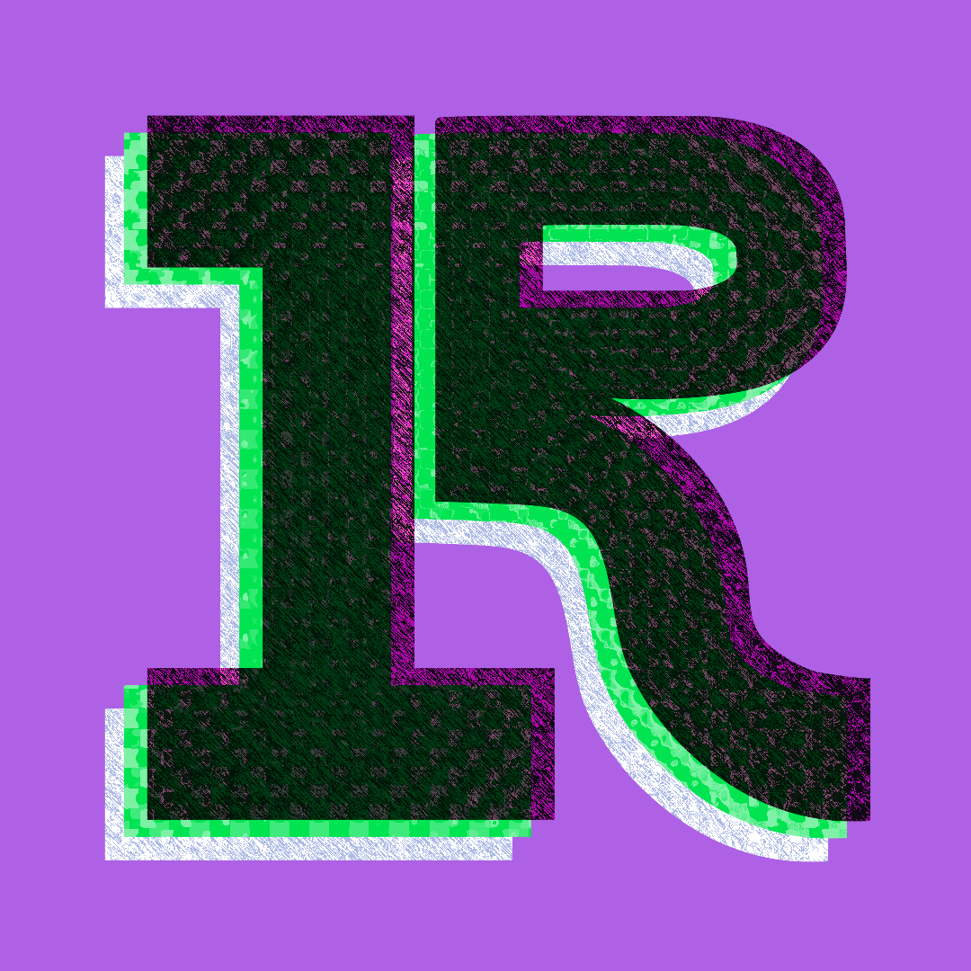 36 Days of Type - Letter "R" Portfolio Image - Designs by Martin Holloway